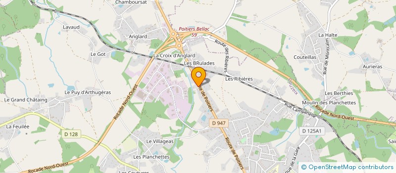 localisation de l'entreprise MONSIEUR PHILIPPE DIAZ à COUZEIX