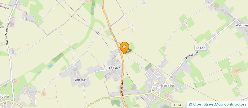 localisation de l'entreprise MONSIEUR PHILIPPE DIEVART  BERSEE