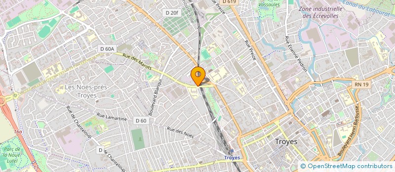 localisation de l'entreprise MONSIEUR PHILIPPE DIMITRIEFF  TROYES