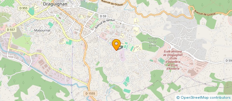 localisation de l'entreprise MONSIEUR PHILIPPE DIVET  DRAGUIGNAN