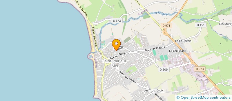 localisation de l'entreprise MONSIEUR PHILIPPE DJEBARA  SAINT-PAIR-SUR-MER