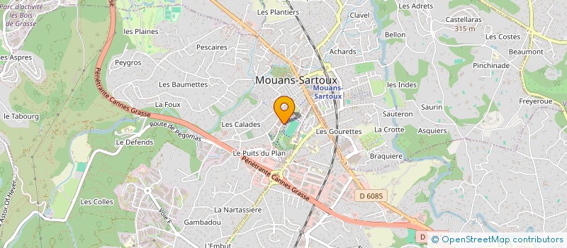 localisation de l'entreprise MONSIEUR PHILIPPE DJEGHERIF  MOUANS-SARTOUX