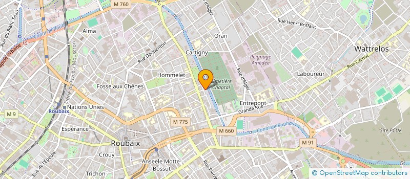 localisation de l'entreprise MONSIEUR PHILIPPE DOGNON à ROUBAIX