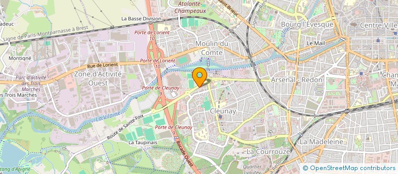 localisation de l'entreprise MONSIEUR PHILIPPE DOHOLLOU  BRUZ