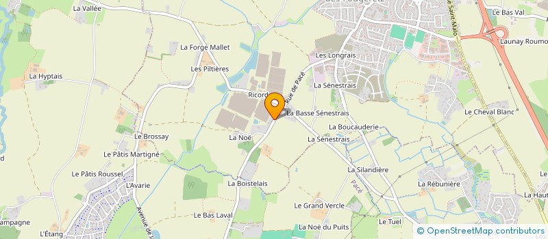 localisation de l'entreprise MONSIEUR PHILIPPE DOLEDEC  LA CHAPELLE-DES-FOUGERETZ