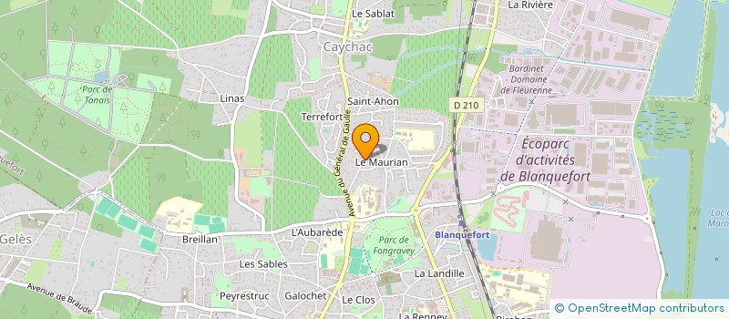 localisation de l'entreprise MONSIEUR PHILIPPE DOMENC à BLANQUEFORT