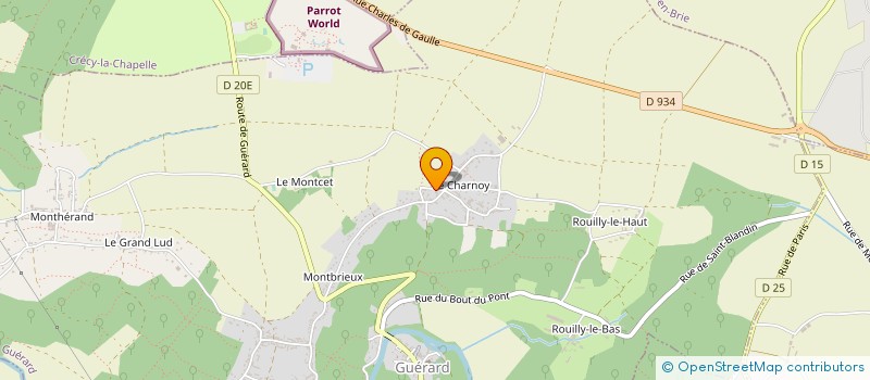 localisation de l'entreprise MONSIEUR PHILIPPE DOMISE à GUERARD