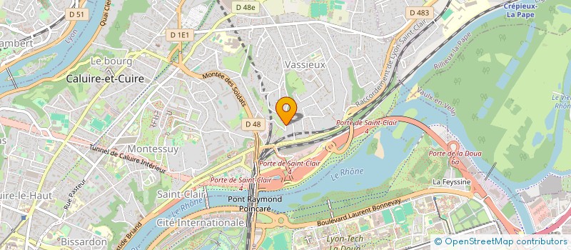 localisation de l'entreprise MONSIEUR PHILIPPE DONADIEU  CALUIRE-ET-CUIRE