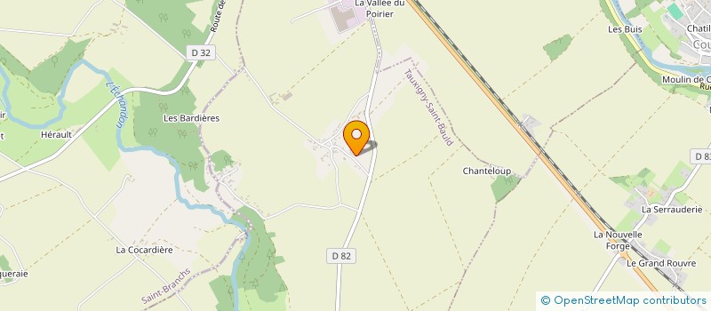 localisation de l'entreprise MONSIEUR PHILIPPE DONDEL  TAUXIGNY-SAINT-BAULD