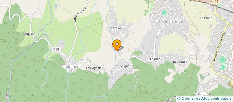 localisation de l'entreprise MONSIEUR PHILIPPE DONNADILLE à AIGUEFONDE