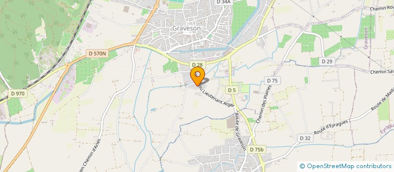 localisation de l'entreprise MONSIEUR PHILIPPE DONNART  GRAVESON