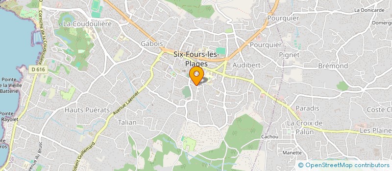 localisation de l'entreprise MONSIEUR PHILIPPE DONNASCOSA à SIX-FOURS-LES-PLAGES