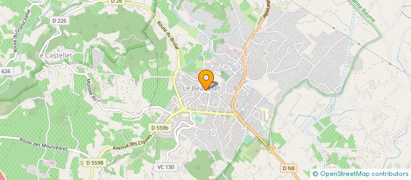 localisation de l'entreprise MONSIEUR PHILIPPE DORLEANS  LE BEAUSSET