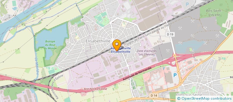 localisation de l'entreprise MONSIEUR PHILIPPE DOS SANTOS  AUBERGENVILLE