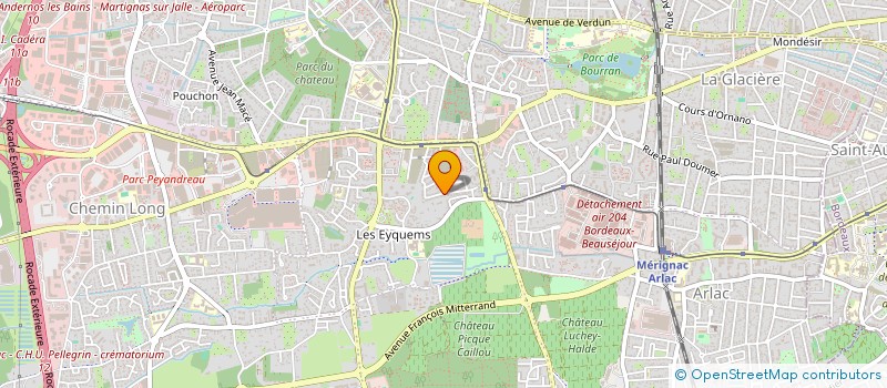 localisation de l'entreprise MONSIEUR PHILIPPE DOSSCHE  MERIGNAC