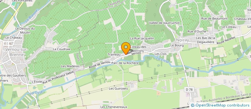 localisation de l'entreprise MONSIEUR PHILIPPE DOUARD  NOIZAY