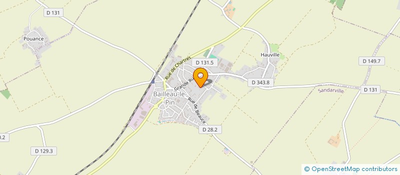 localisation de l'entreprise MONSIEUR PHILIPPE DOUAY à BAILLEAU-LE-PIN
