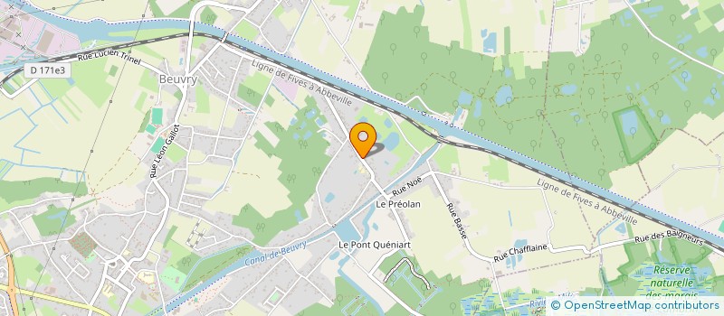 localisation de l'entreprise MONSIEUR PHILIPPE DOUSSEVILLE  BEUVRY