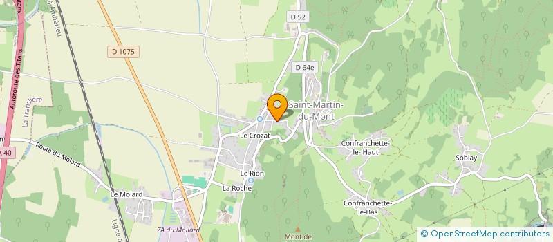 localisation de l'entreprise MONSIEUR PHILIPPE DOYONNAX  SAINT-MARTIN-DU-MONT