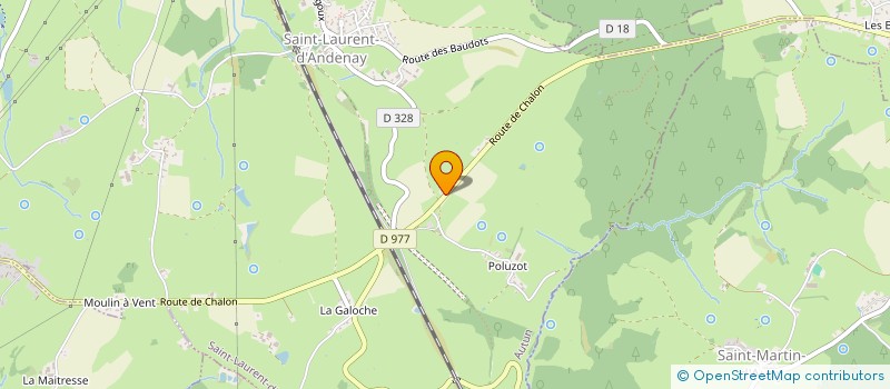 localisation de l'entreprise MONSIEUR PHILIPPE DREMAUX  SAINT-LAURENT-D'ANDENAY