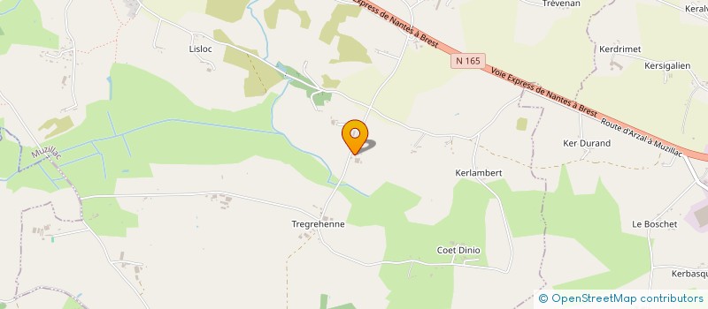 localisation de l'entreprise MONSIEUR PHILIPPE DRENO  MUZILLAC