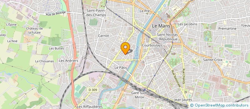 localisation de l'entreprise MONSIEUR PHILIPPE DREYER à LE MANS