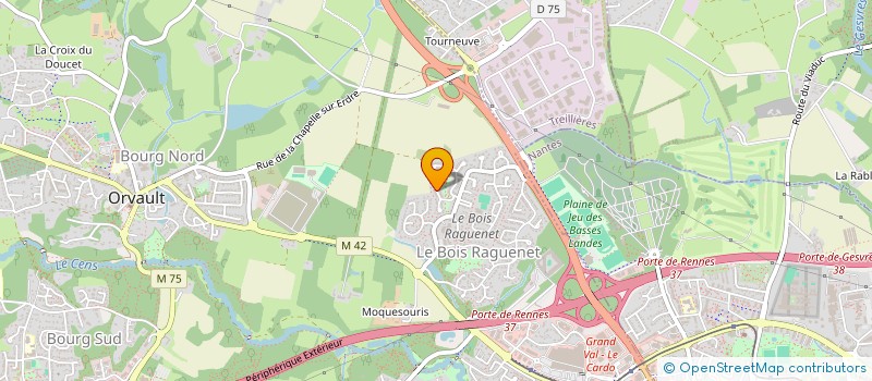 localisation de l'entreprise MONSIEUR PHILIPPE DREYFUS à ORVAULT