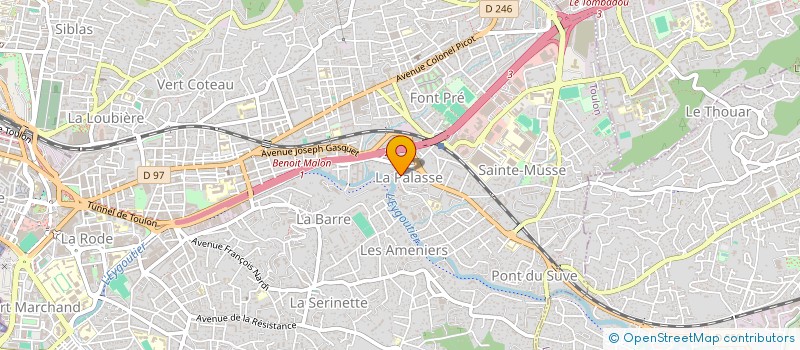 localisation de l'entreprise MONSIEUR PHILIPPE DRIEUX à TOULON