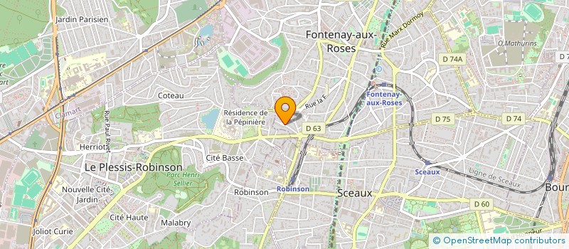 localisation de l'entreprise MONSIEUR PHILIPPE DROBINSKI à FONTENAY-AUX-ROSES