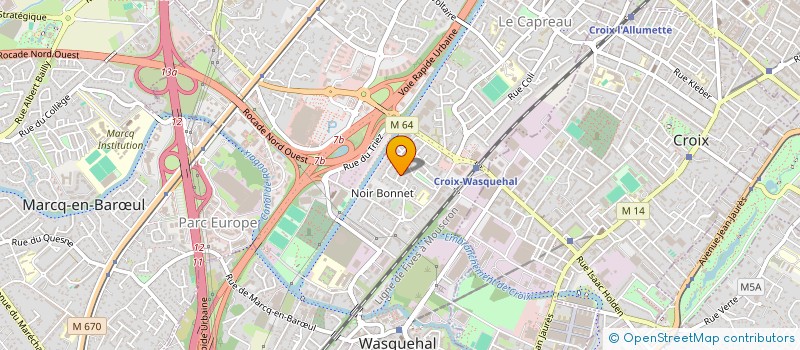 localisation de l'entreprise MONSIEUR PHILIPPE DRODE  WASQUEHAL