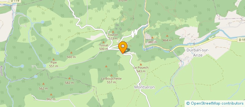 localisation de l'entreprise MONSIEUR PHILIPPE DU MESNIL à SENTENAC-DE-SEROU