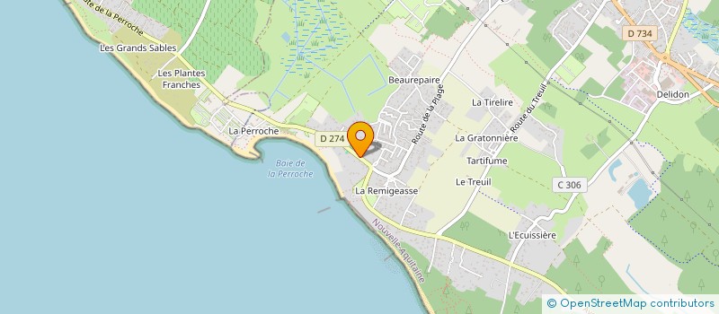 localisation de l'entreprise MONSIEUR PHILIPPE DUBAULT à DOLUS D'OLERON