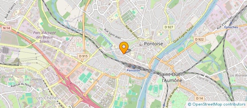 localisation de l'entreprise MONSIEUR PHILIPPE DUBOIS à PONTOISE