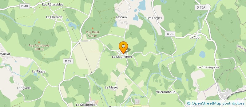 localisation de l'entreprise MONSIEUR PHILIPPE DUBOIS à SAINT-VAURY