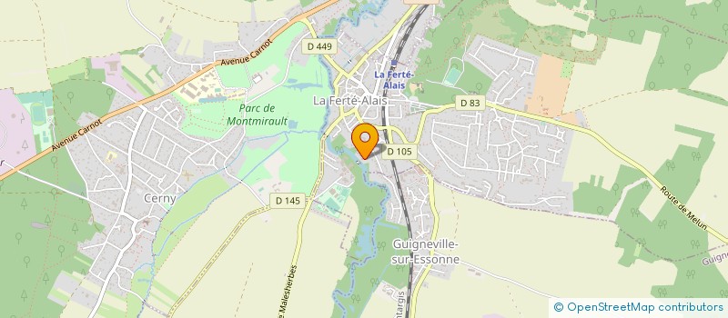 localisation de l'entreprise MONSIEUR PHILIPPE DUBOIS  LA FERTE-ALAIS