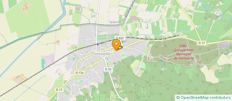 localisation de l'entreprise MONSIEUR PHILIPPE DUBOIS  FONTVIEILLE