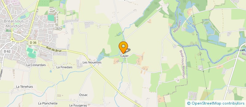 localisation de l'entreprise MONSIEUR PHILIPPE DUBOIS  BREAL-SOUS-MONTFORT