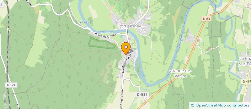 localisation de l'entreprise MONSIEUR PHILIPPE DUBOIS  PORT-LESNEY