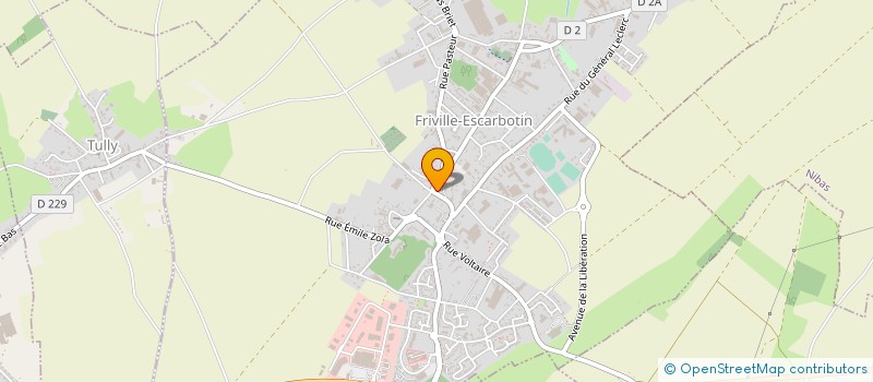 localisation de l'entreprise MONSIEUR PHILIPPE DUBOIS  FRIVILLE-ESCARBOTIN