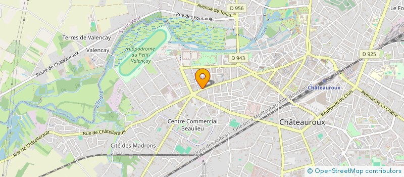 localisation de l'entreprise MONSIEUR PHILIPPE DUBOIS à CHATEAUROUX