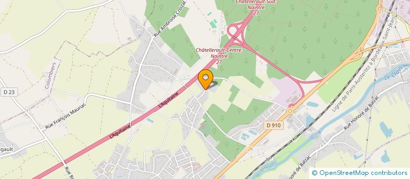 localisation de l'entreprise MONSIEUR PHILIPPE DUBOIS  NAINTRE