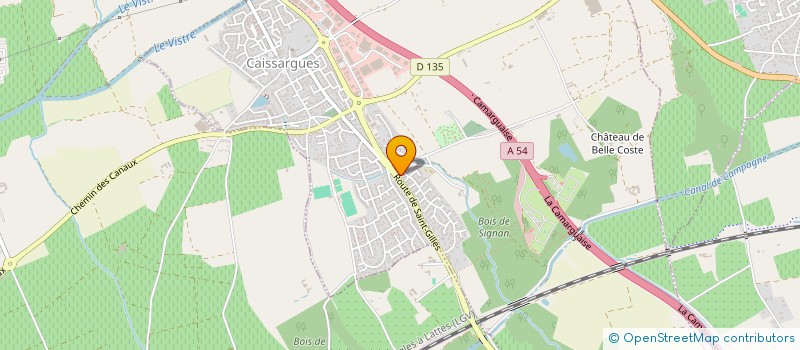 localisation de l'entreprise MONSIEUR PHILIPPE DUBOST  CAISSARGUES
