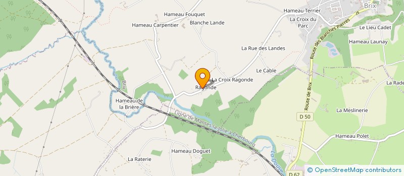 localisation de l'entreprise MONSIEUR PHILIPPE DUBOST  BRIX