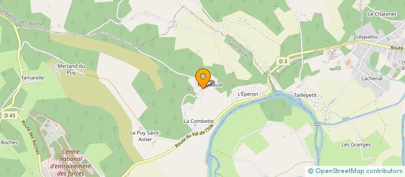 localisation de l'entreprise MONSIEUR PHILIPPE DUBOST à SAINT-ASTIER