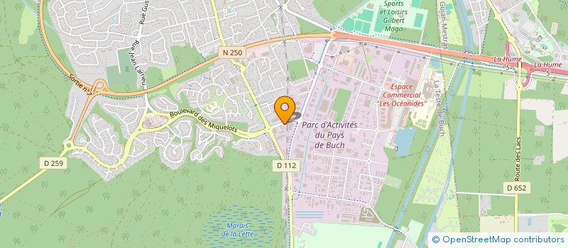 localisation de l'entreprise MONSIEUR PHILIPPE DUBOURG à LA TESTE-DE-BUCH