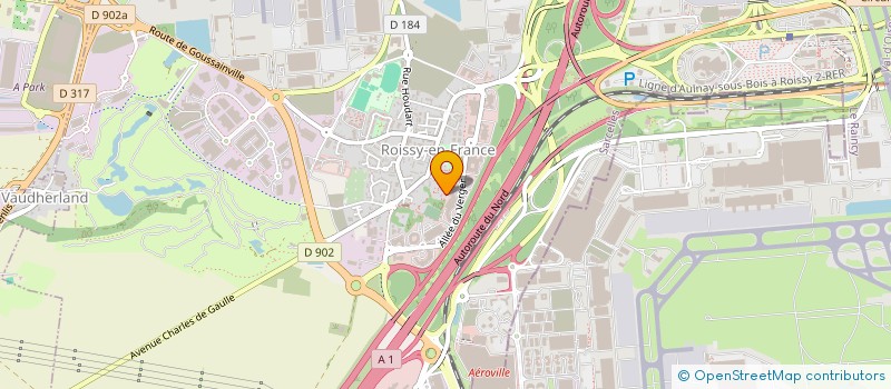 localisation de l'entreprise MONSIEUR PHILIPPE DUBREUIL  ROISSY-EN-FRANCE