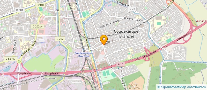 localisation de l'entreprise MONSIEUR PHILIPPE DUBREUIL à COUDEKERQUE-BRANCHE
