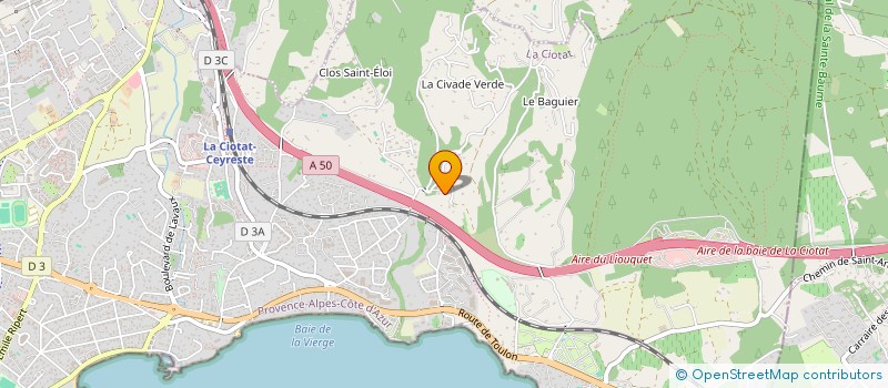 localisation de l'entreprise MONSIEUR PHILIPPE DUBROUX  LA CIOTAT