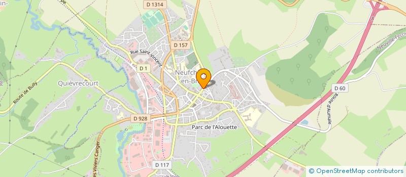 localisation de l'entreprise MONSIEUR PHILIPPE DUBUC  NEUFCHATEL-EN-BRAY