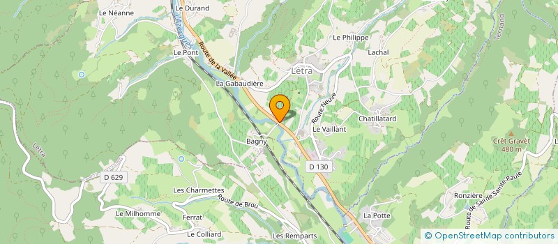 localisation de l'entreprise MONSIEUR PHILIPPE DUBUIS  LETRA